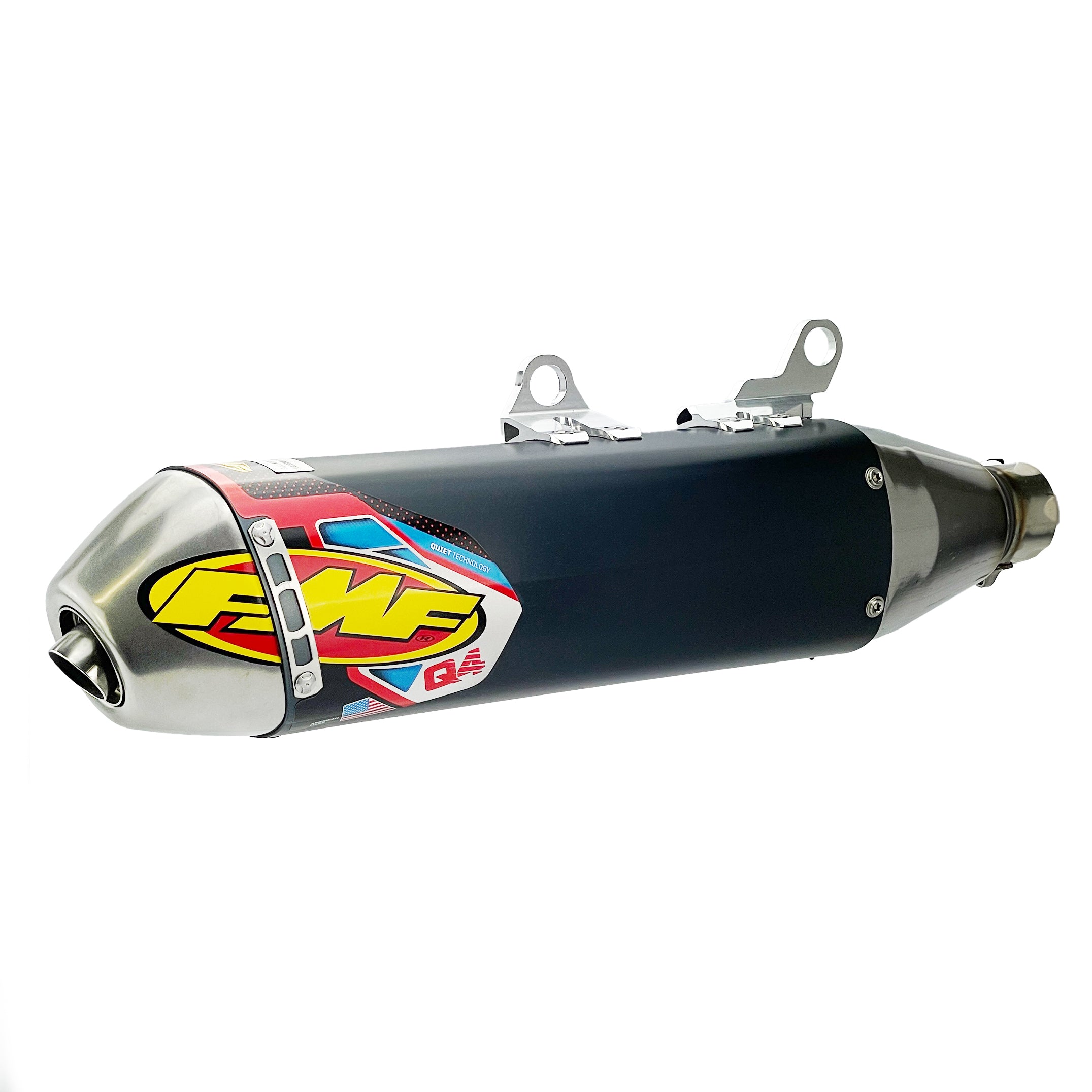 FMF Exhausts Q4 Hex Exhaust Silencer 20-23 Gasgas Husqvarna KTM 250 350 450 500 501 - Fmf 045646