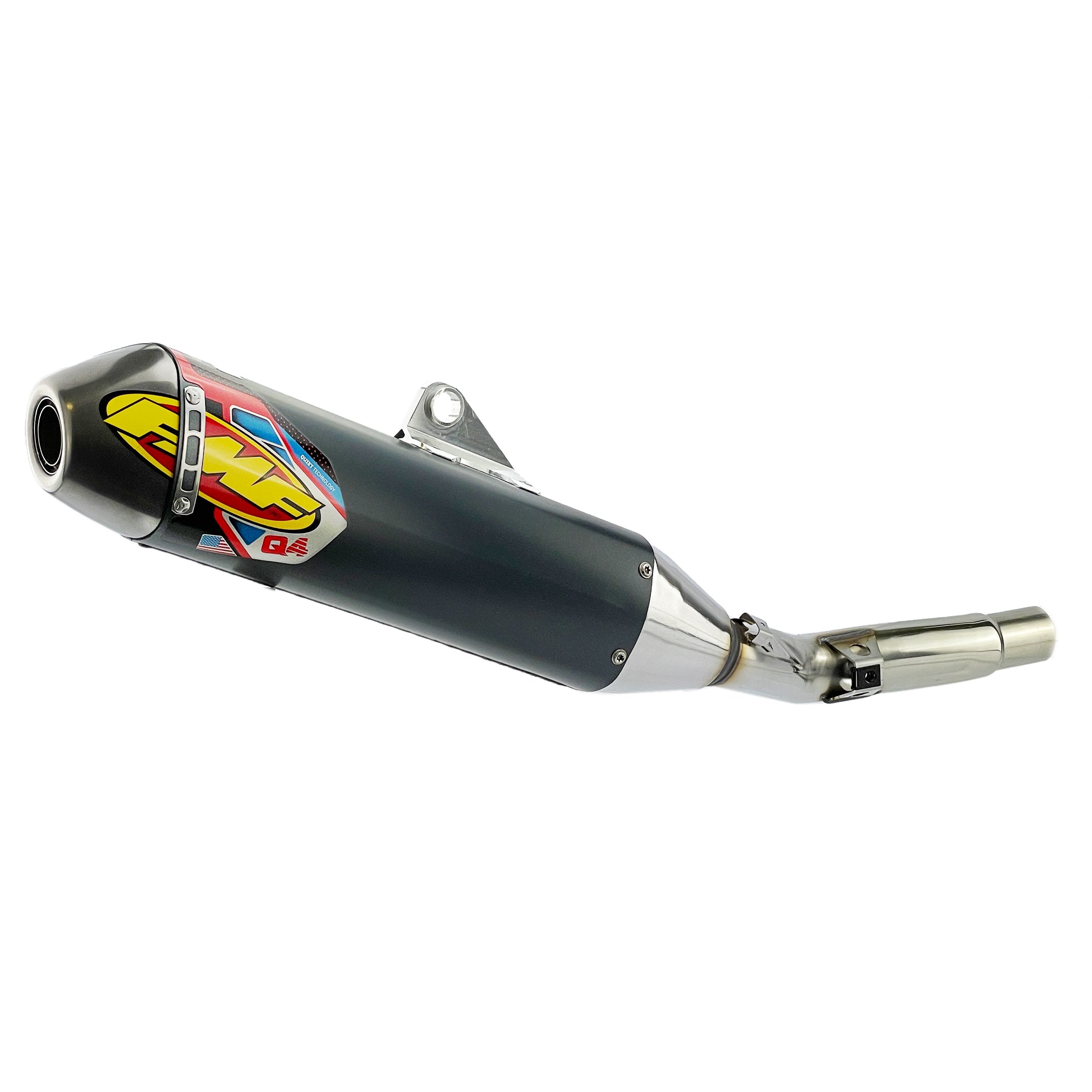 FMF Exhausts Q4 Hex Exhaust Silencer 21-24 Kawasaki KX 250 F X - Fmf 042393