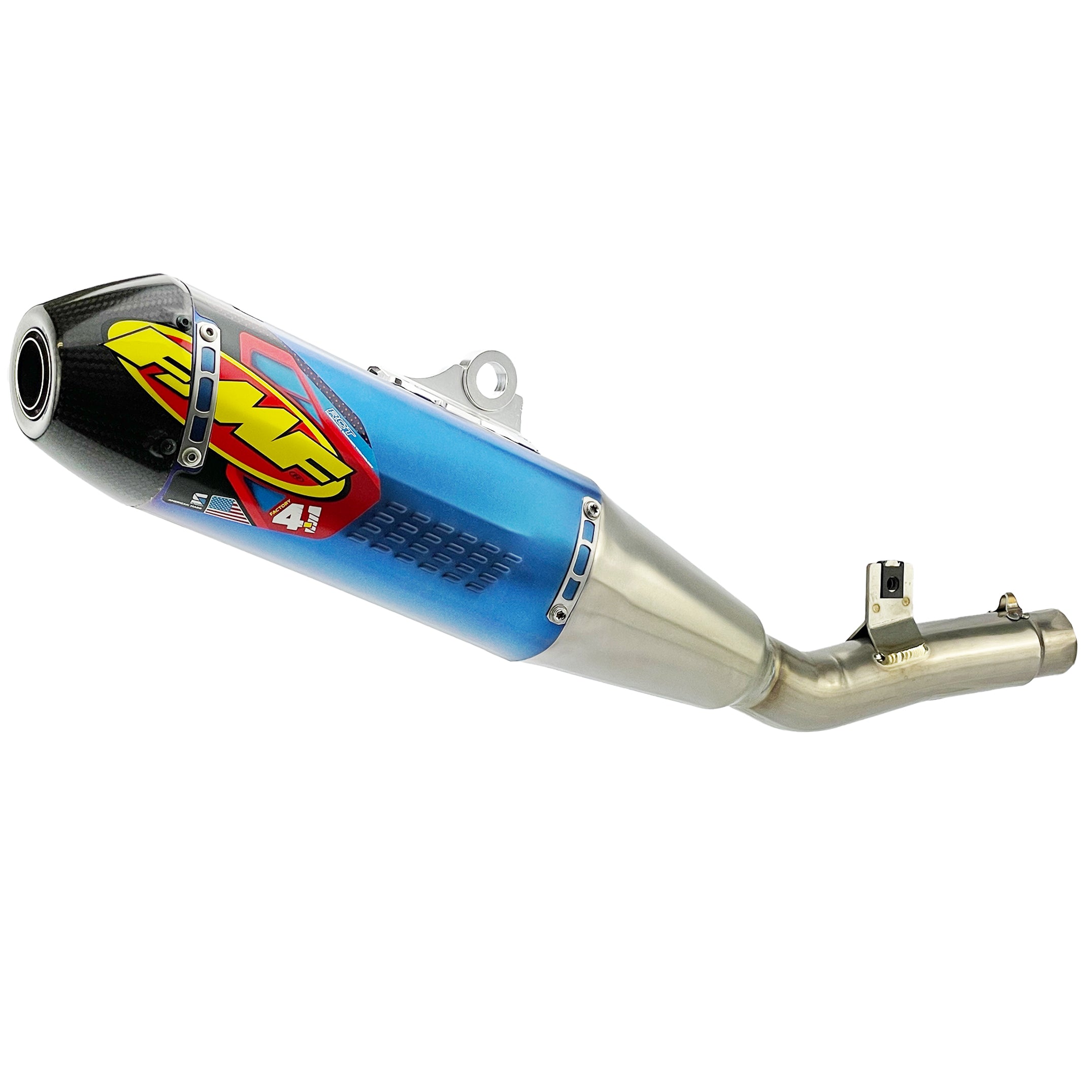 FMF Exhausts Factory 4.1 Rct Titanium Anodized Exhaust Silencer 24-25 Kawasaki KX 450 F X - Fmf 042404