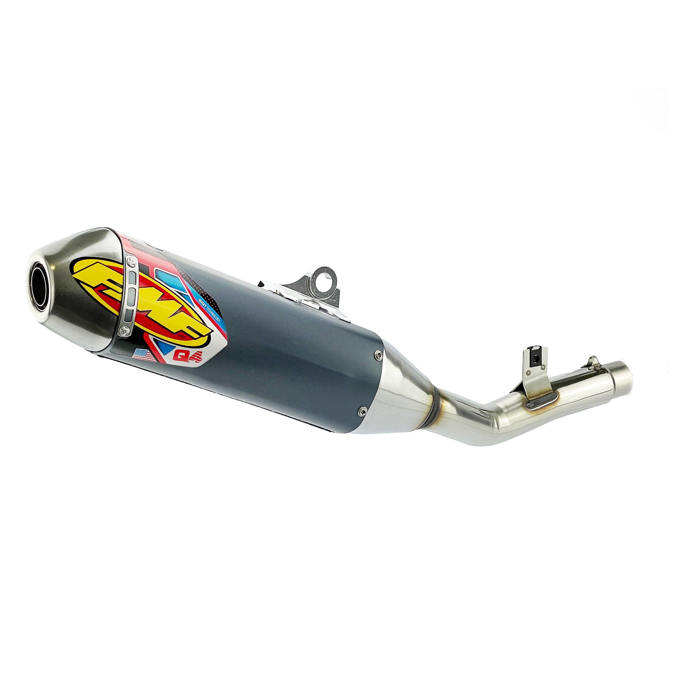 FMF Exhausts Q4 Hex Exhaust Silencer 24-25 Kawasaki KX 450 F X - Fmf 042402