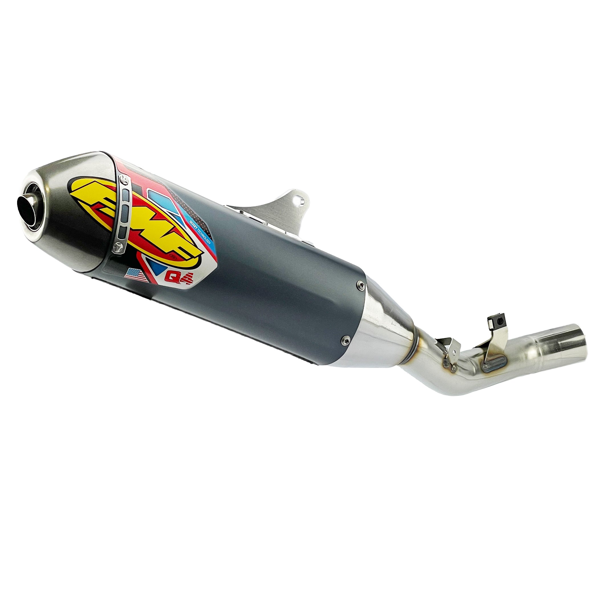 FMF Exhausts Q4 Hex Exhaust Silencer 25-26 Honda CRF 250 R Rx - Fmf 041617
