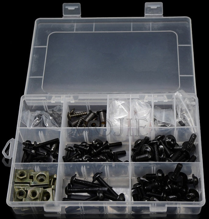 Dirt Racing Sportbike Fairing Bolt Kit 194pcs