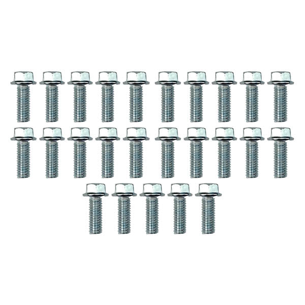 FIR M6 X 16mm Flange Bolt, Pack of 25, 8mm Hex