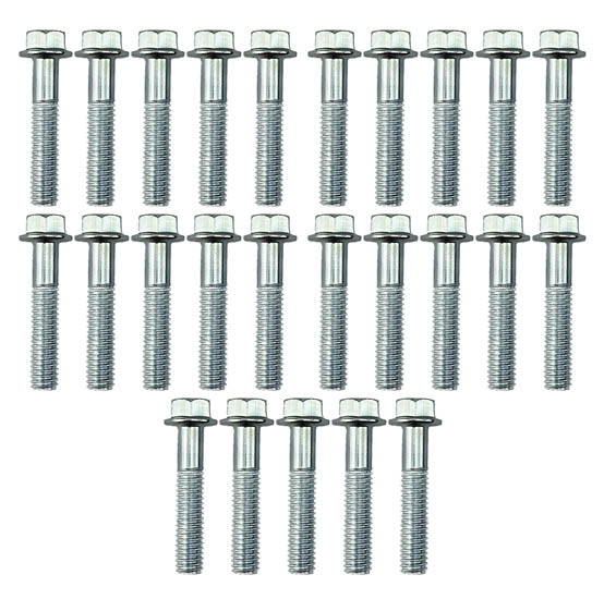 FIR M6 X 30mm Flange Bolt, Pack of 25, 8mm Hex