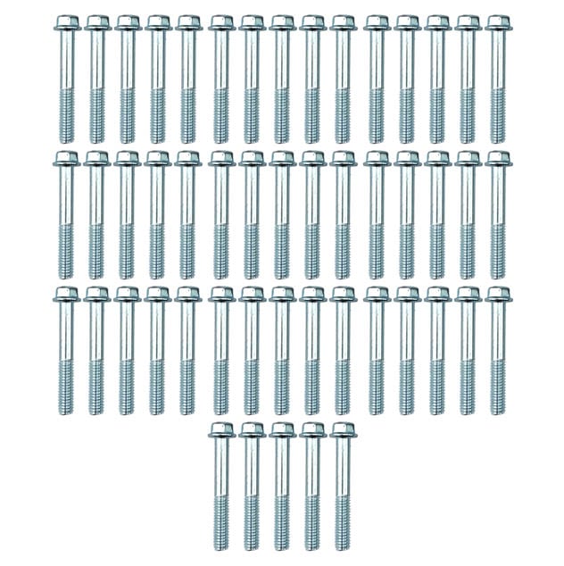 FIR M6 X 40mm Flange Bolt, Pack of 50, 8mm Hex