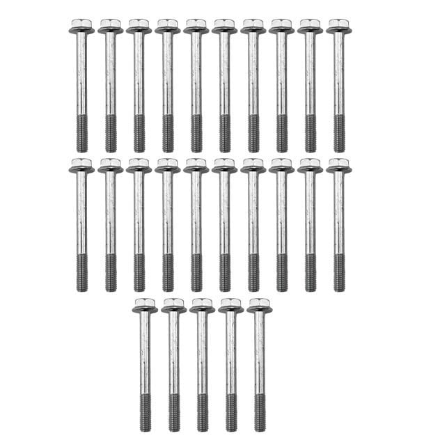 FIR M6 X 60mm Flange Bolt, Pack of 25, 10mm Hex