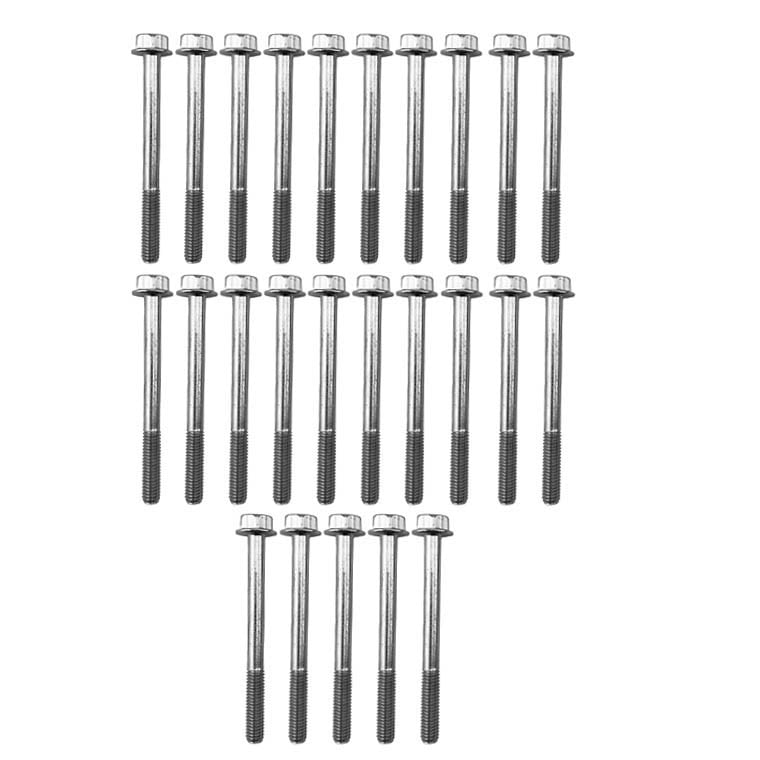 FIR M6 X 65mm Flange Bolt, Pack of 25, 10mm Hex