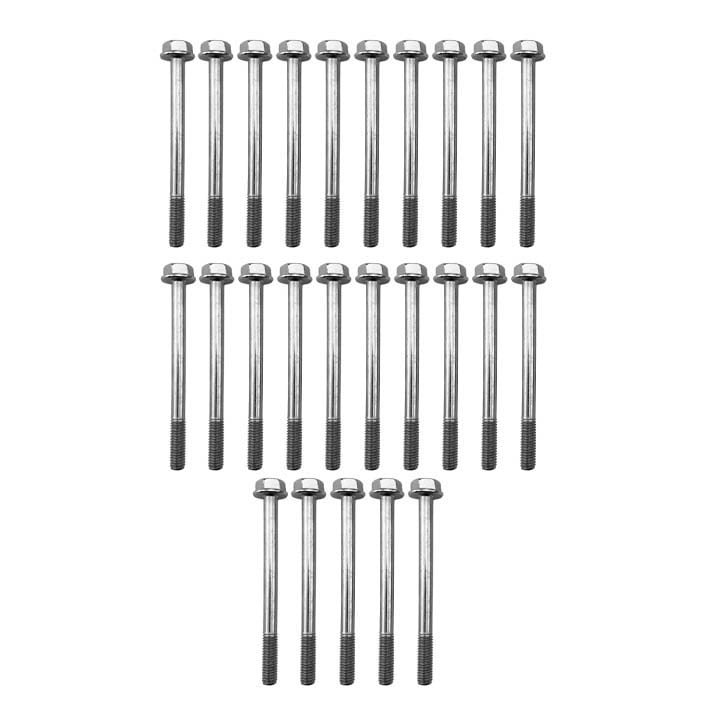 FIR M6 X 70mm Flange Bolt, Pack of 25, 10mm Hex