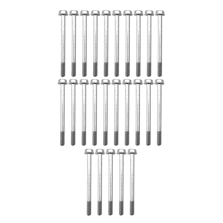 FIR M6 X 80mm Flange Bolt, Pack of 25, 10mm Hex