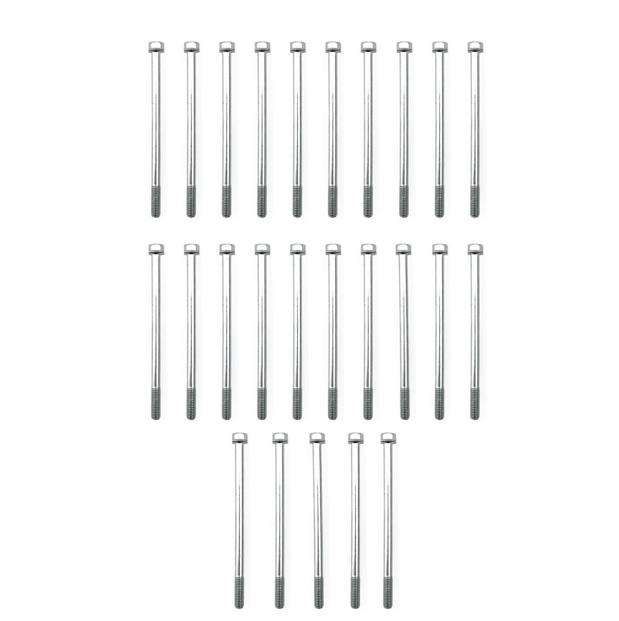 FIR M6 X 100mm Flange Bolt, Pack of 25, 10mm Hex