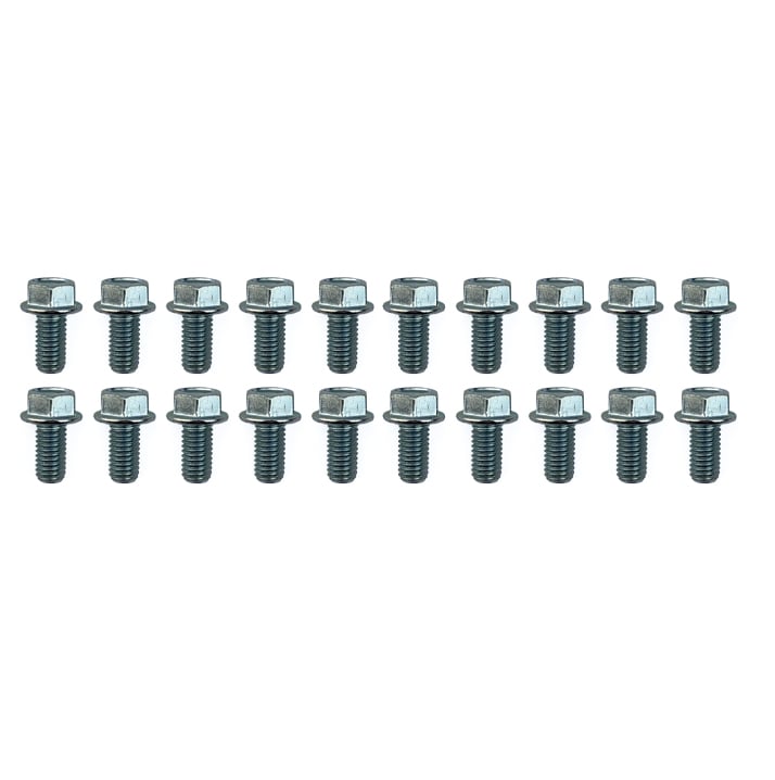 FIR M8 X 15mm Flange Bolt, Pack of 20, 12mm Hex
