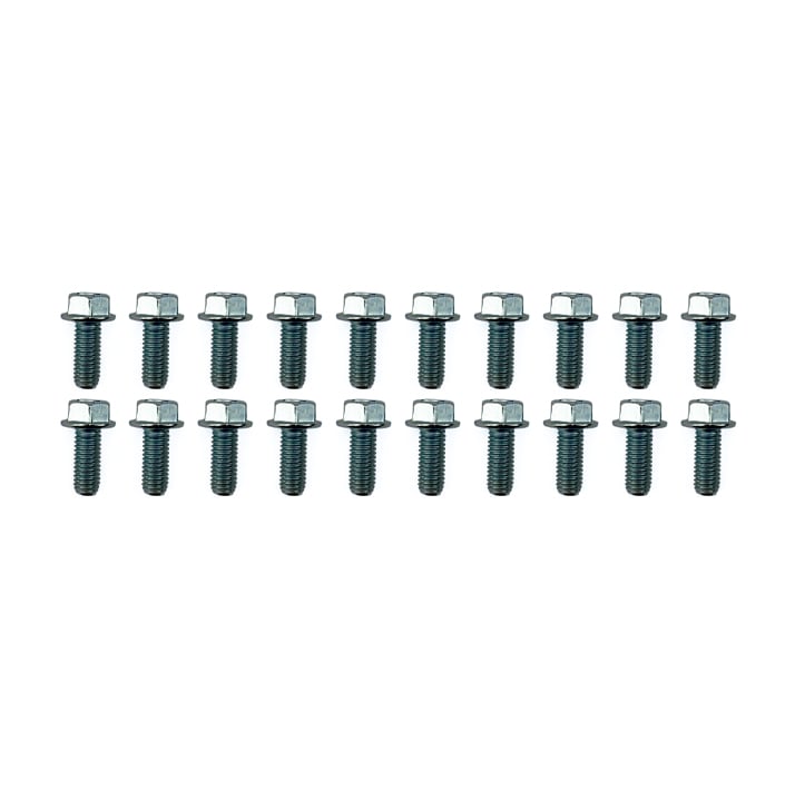FIR M8 X 20mm Flange Bolt, Pack of 20, 12mm Hex