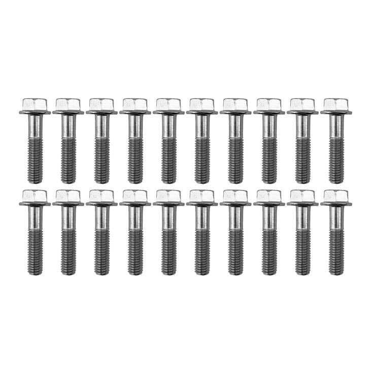 FIR M8 X 35mm Flange Bolt, Pack of 20, 12mm Hex