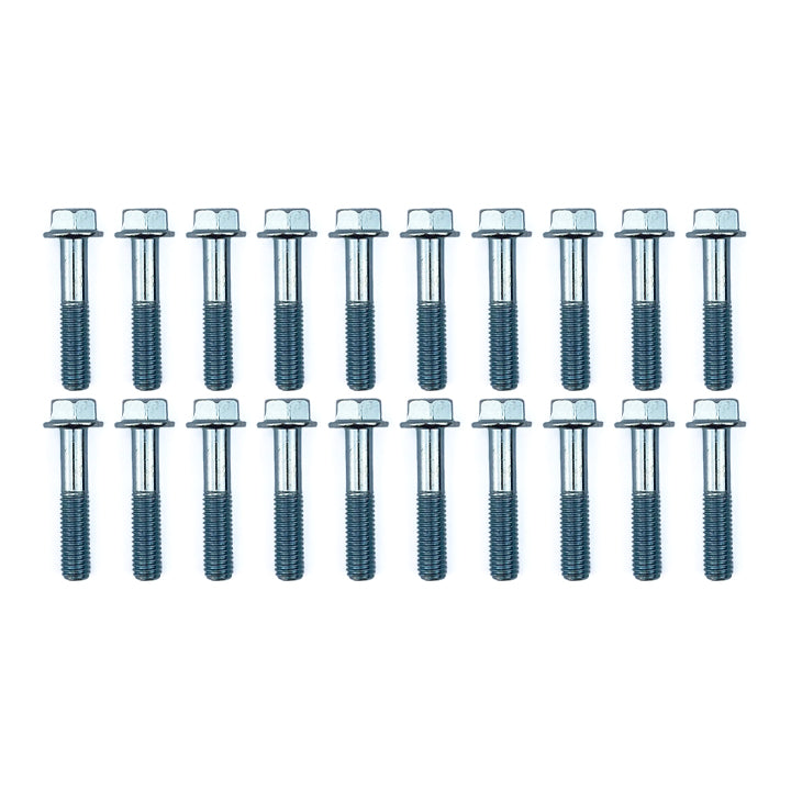 FIR M8 X 40mm Flange Bolt, Pack of 20, 12mm Hex