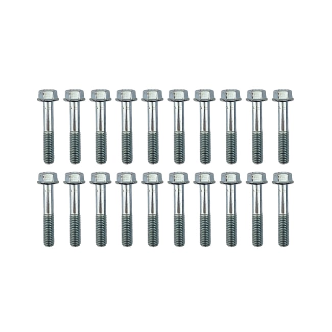 FIR M8 X 55mm Flange Bolt, Pack of 20, 12mm Hex
