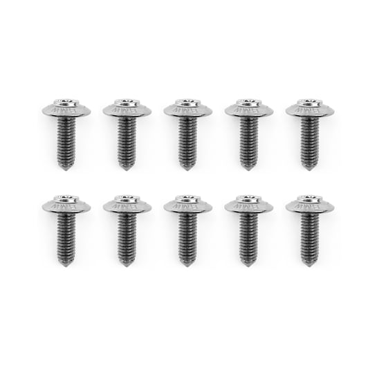 FIR Bmw Stainless Steel Shell Screws Bolts M5x10 Pack of 10 46638568781