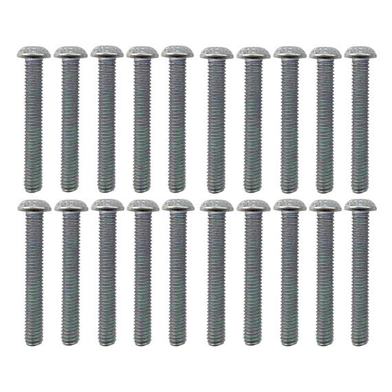 FIR M6x40 Button/h Allen Bzp Pk/20