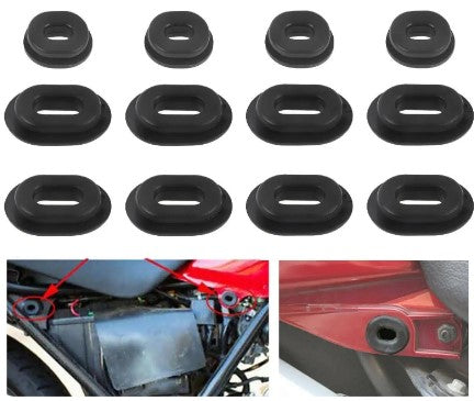 Dirt Racing 12pcs Body Side Cover Rubber Grommet Honda Ct Cg CB125 Cl XL100 CB550 CB750