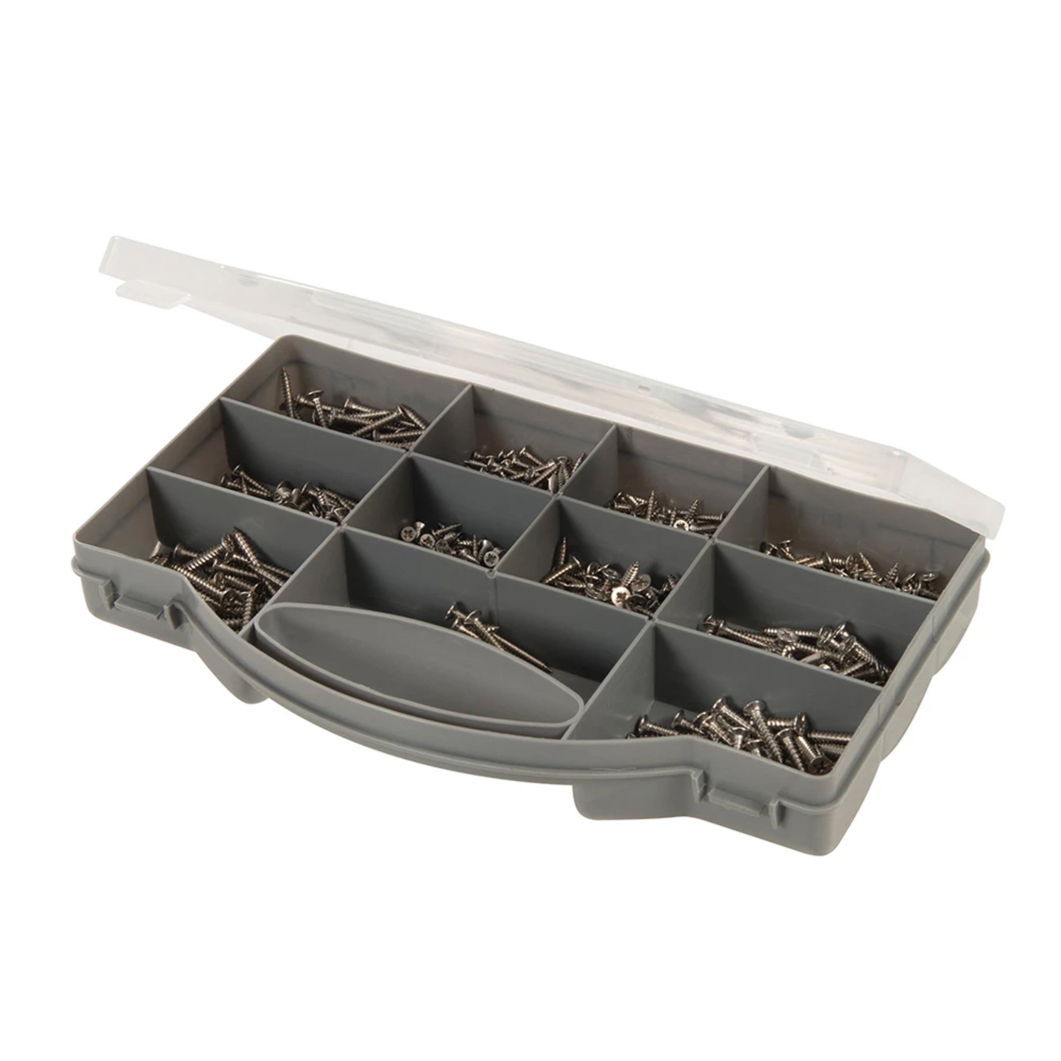 Toolstream Box Mixed Ss Self Tappers, Stainless Steel 570 Pcs, 950295