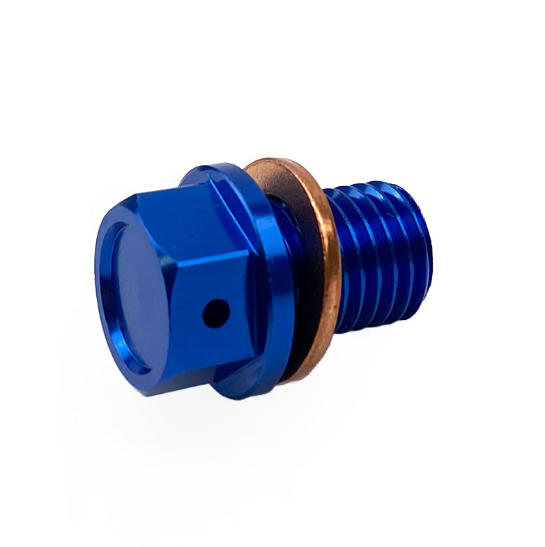 FIR Magnetic Oil Drain Plug M12x1.50, 90015-ka3-711, 90340-12006-00, Blue