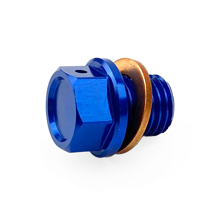 FIR Magnetic Oil Drain Plug M12x1.50, Blue