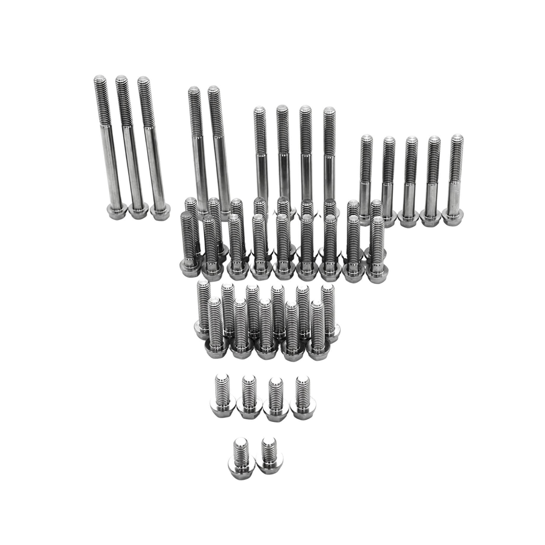 Scar Racing KTM SXF 450 FC 450 2023 TITANIUM ENGINE BOLT KIT, SCAR STIMENG450SXF3