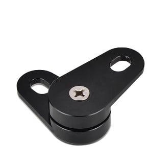 FIR Exhaust Pipe Front Hanger Mount Black Billet Aluminum Yamaha Banshee Yfz 350