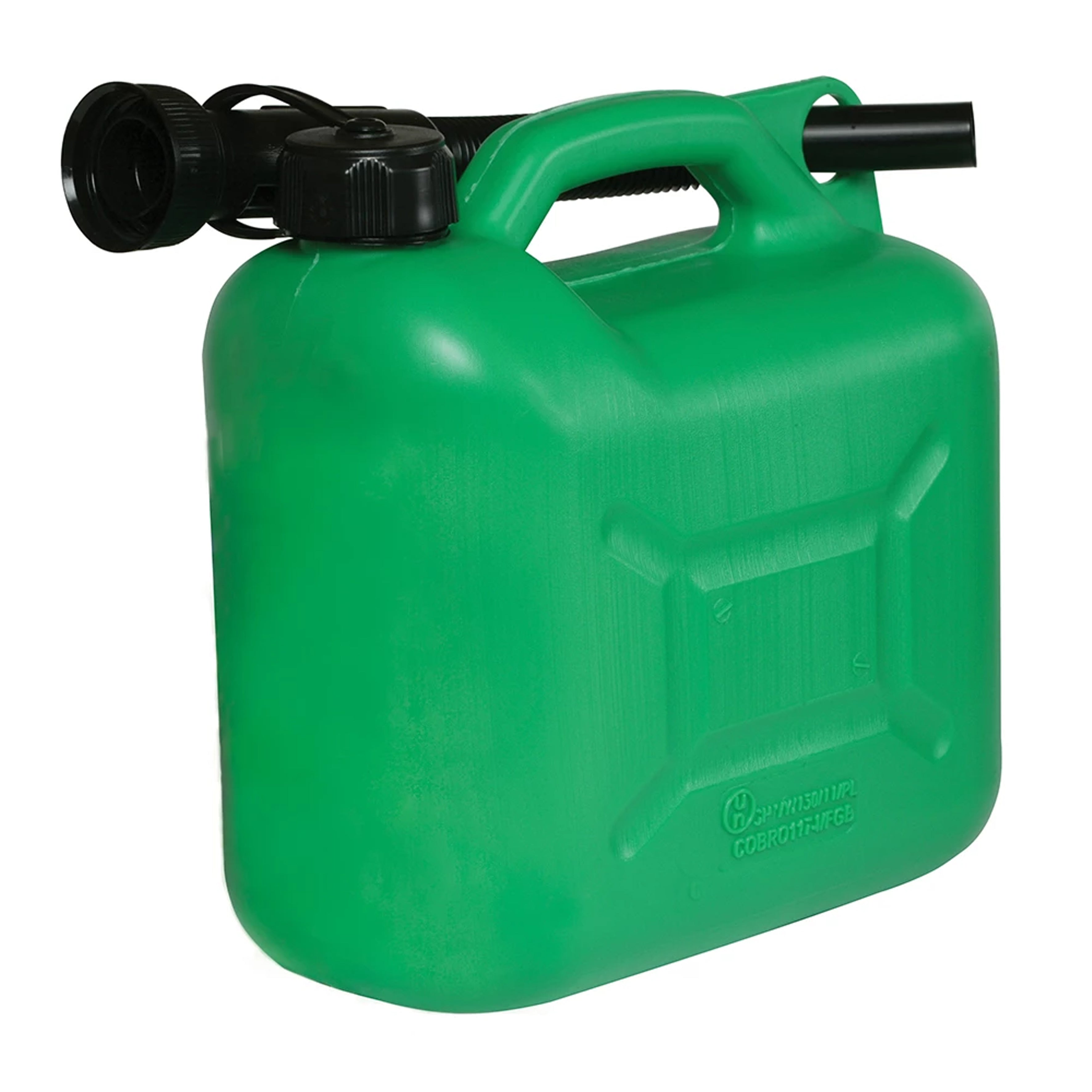 Toolstream 5l Fuel Can with Spout Green Jerry Can 847074