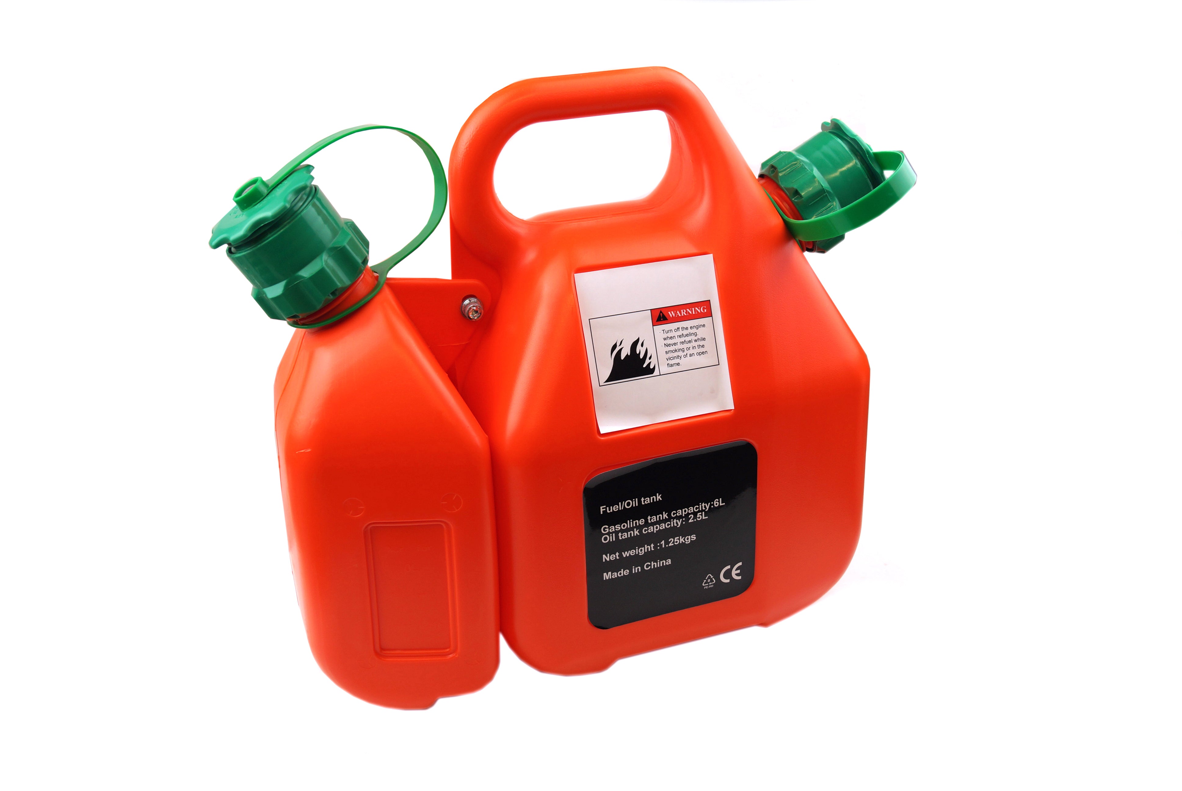 Dirt Racing Dual Fuel Can Oil / Petrol 2lt/5lt, For Use With 2 Stroke Strimmers, Chainsaws, 17058