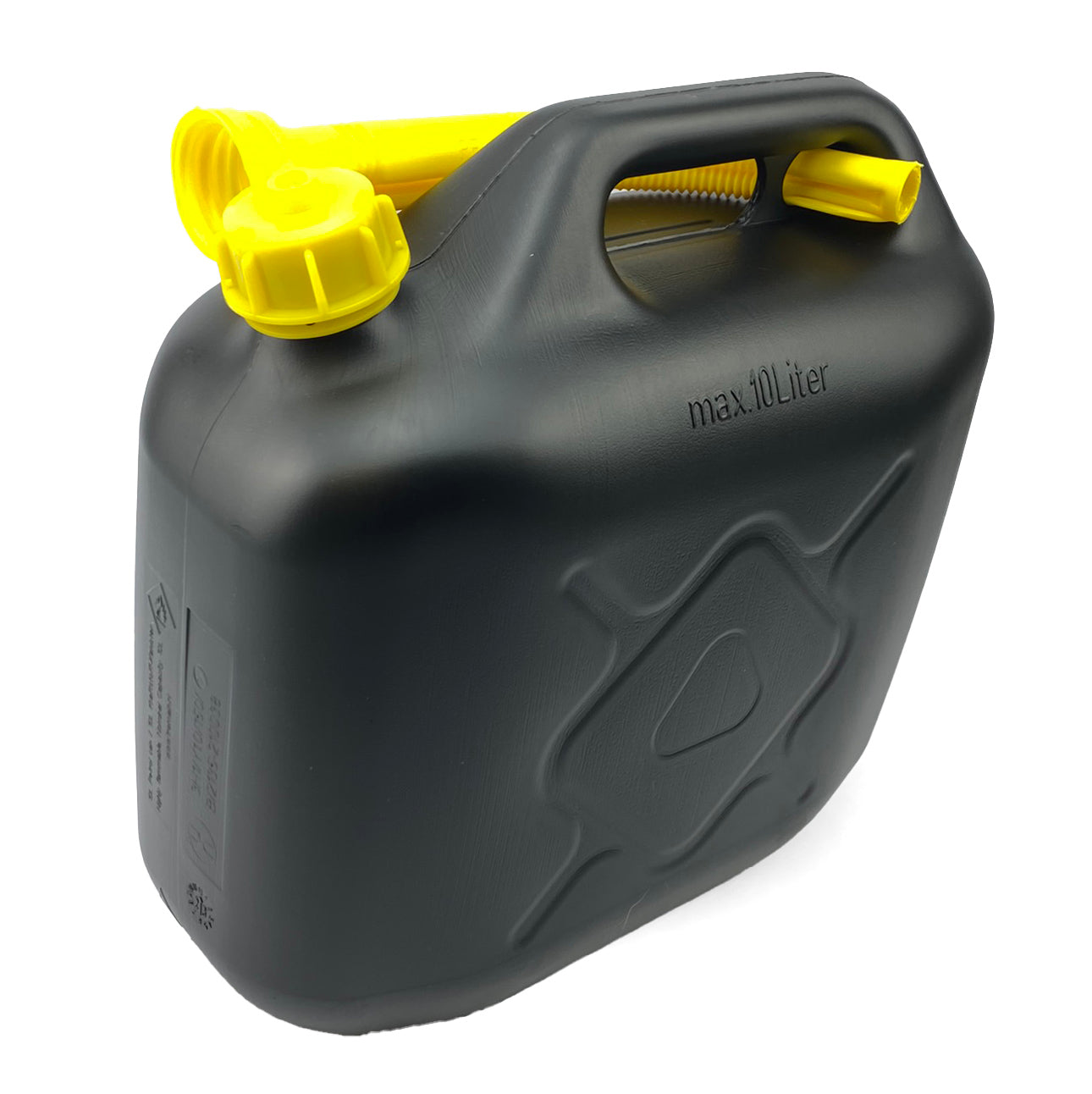 Tag-z 10lt Plastic Fuel Can Autostop Jc0010pbase Jerry Can