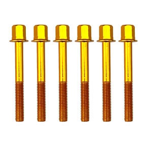 FIR M6x50mm Bolt Alum.gold