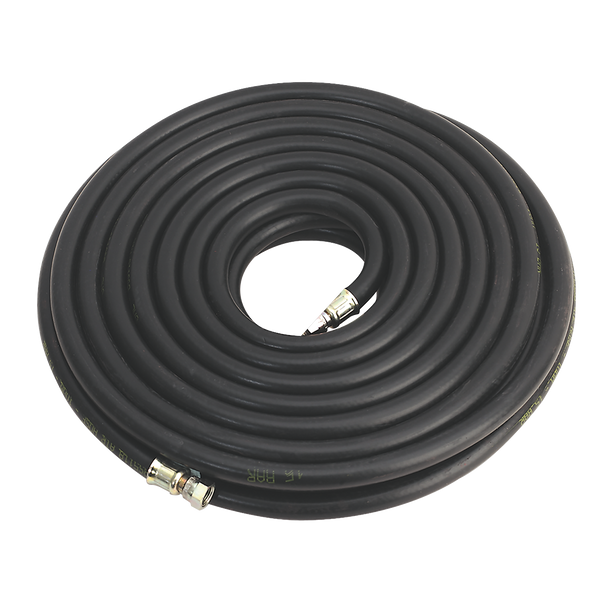 Sealey 15M Heavy Duty Air Line Hose 10mm Bore 1/4" Bsp Fittings