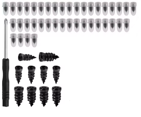 Dirt Racing 80PCS Puncture Repair Kit Car Vacuum Tyre Quick Fix Self-service Screws