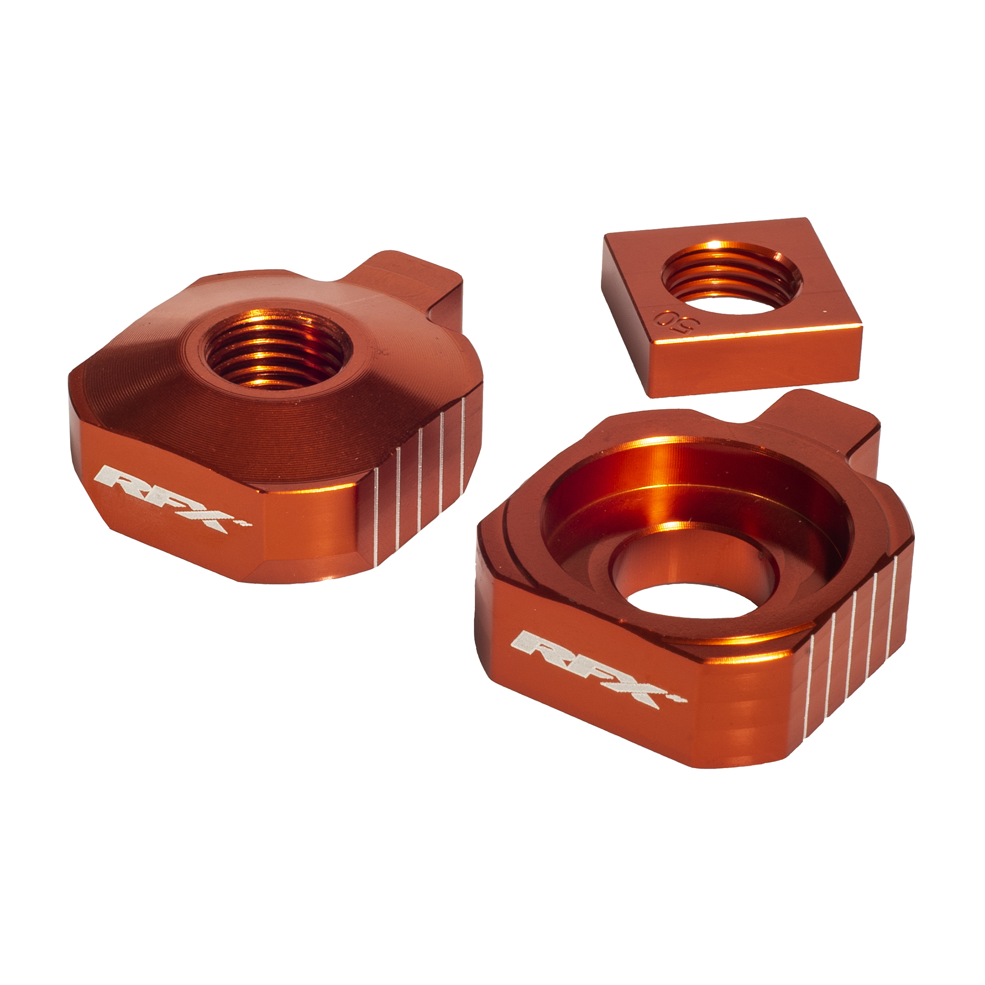 RFX Pro Rear Axle Blocks SX/TC/MC 65 -25 XS Red