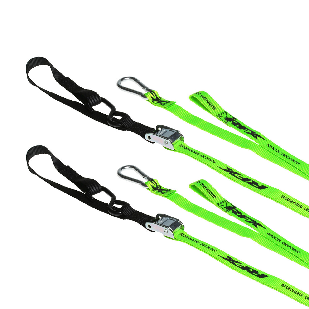 RFX Race Tie Downs with extra loop and carabiner clip