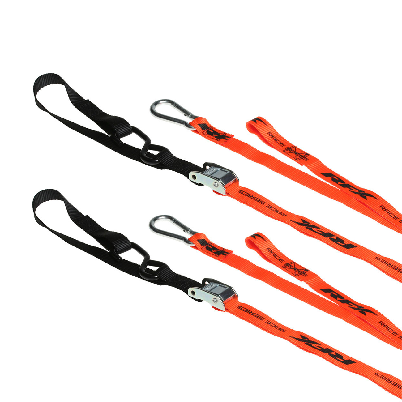 RFX Race Tie Downs with extra loop and carabiner clip