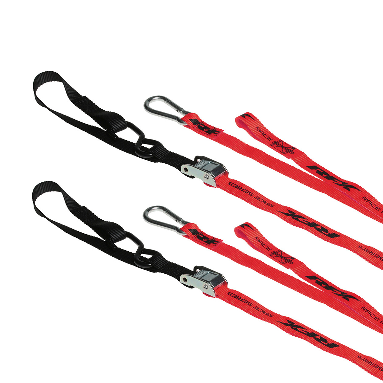 RFX Race Tie Downs with extra loop and carabiner clip