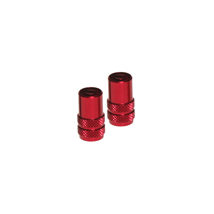 RFX Sport Valve Caps with Valve Key (2 pcs) RED