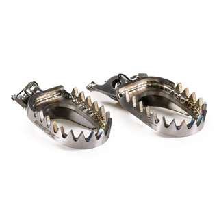 RFX Factory Footrests Ti KXF250 06-24 KXF450 07-24