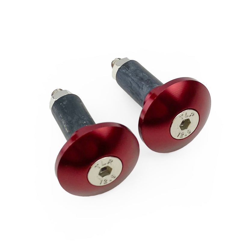 FIR Bar Ends 12mm Red [set-2]