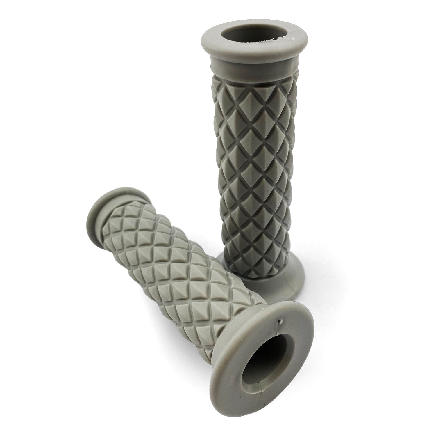 FIR Grip Set Classic Retro Grey, Honda Suzuki Kawasaki Triumph Royal Bobber