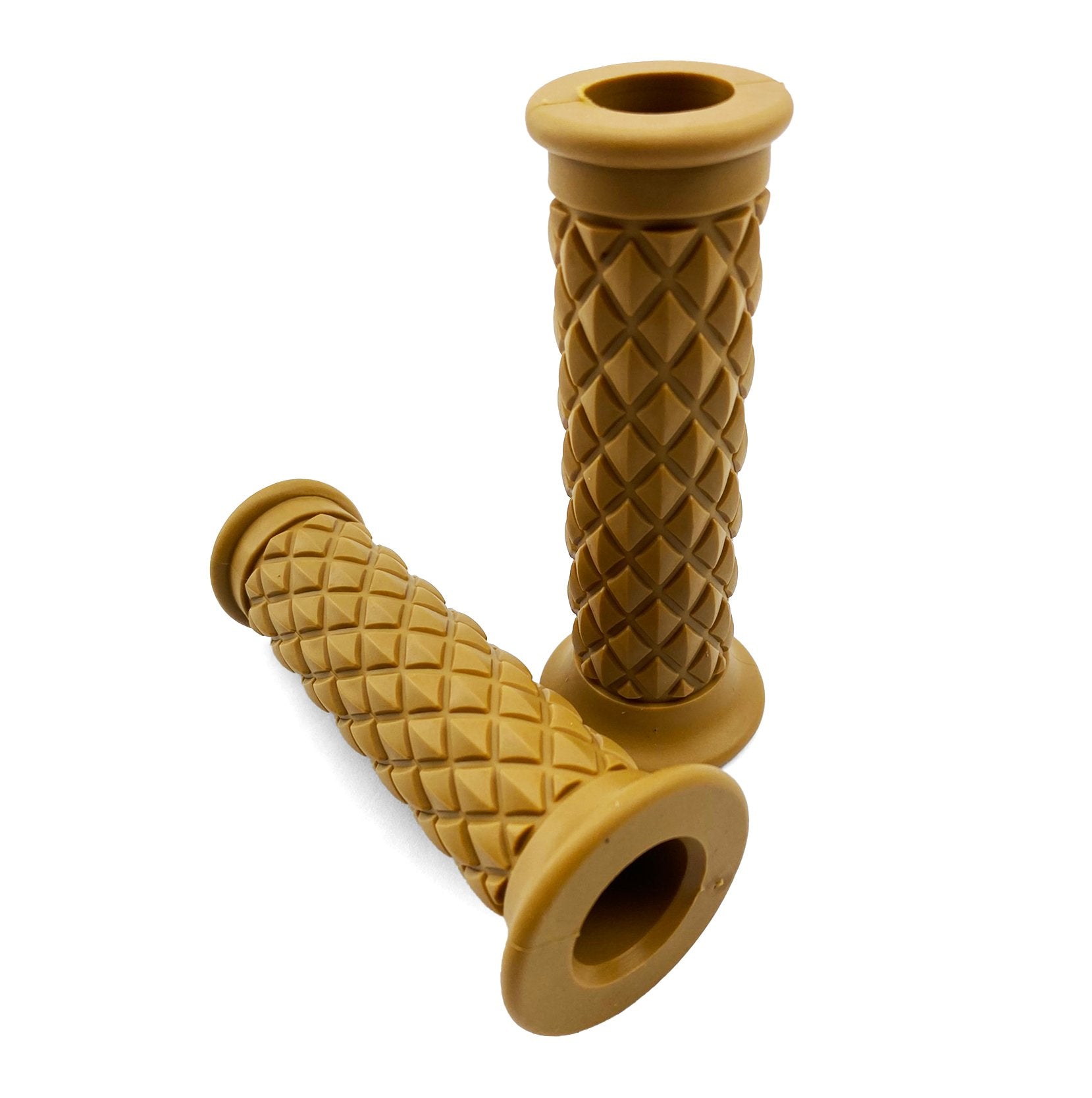 FIR Grip Set Classic Cafe Racer Retro, Khaki -