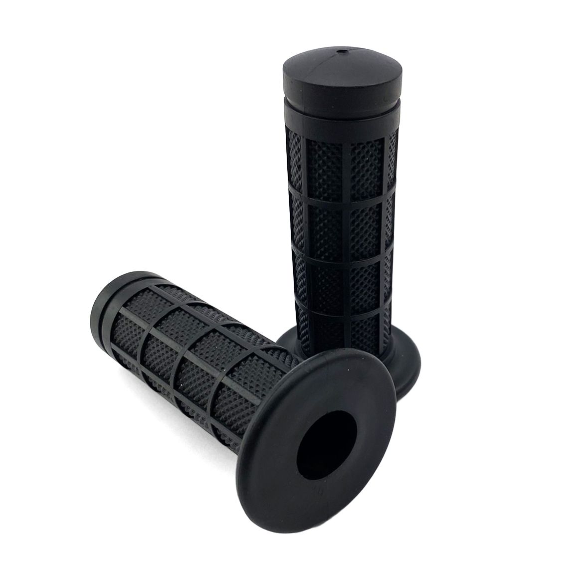 FIR MINI GRIPS XR/CRF/PW50 19/22mm BLACK, DIAMOND WITH FULL WAFFLE