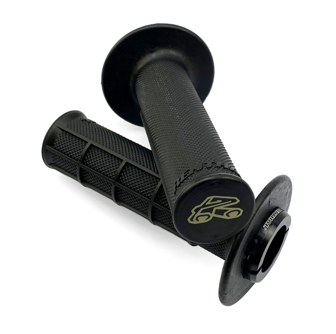 Renthal Lock on Grips Renthal Half Waffle, Ultratacky G236