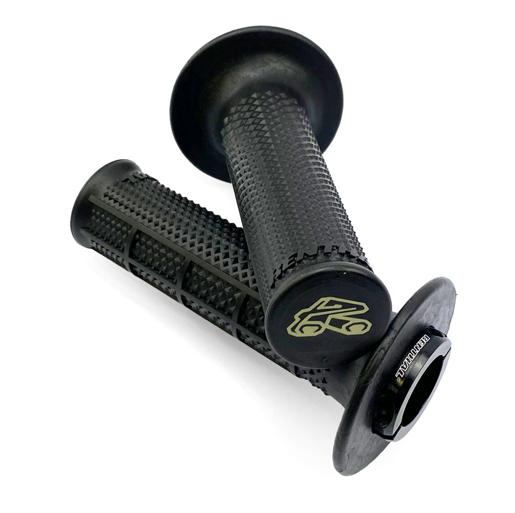 Renthal Lock on Grips Renthal Tapared/half Waffle, Ultratacky G239