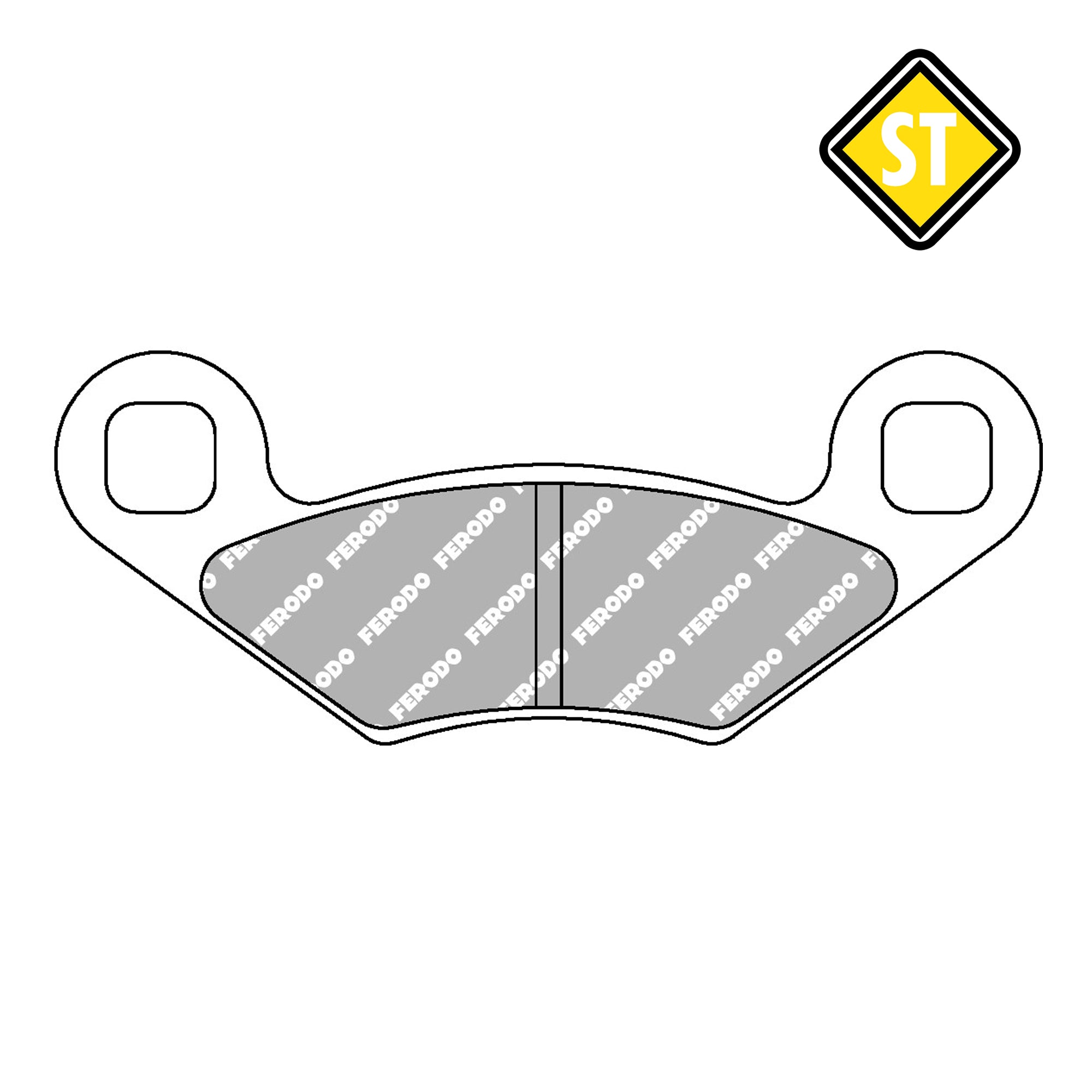FERODO FDB2055 Sinter Grip Road Compound Pad / FA159