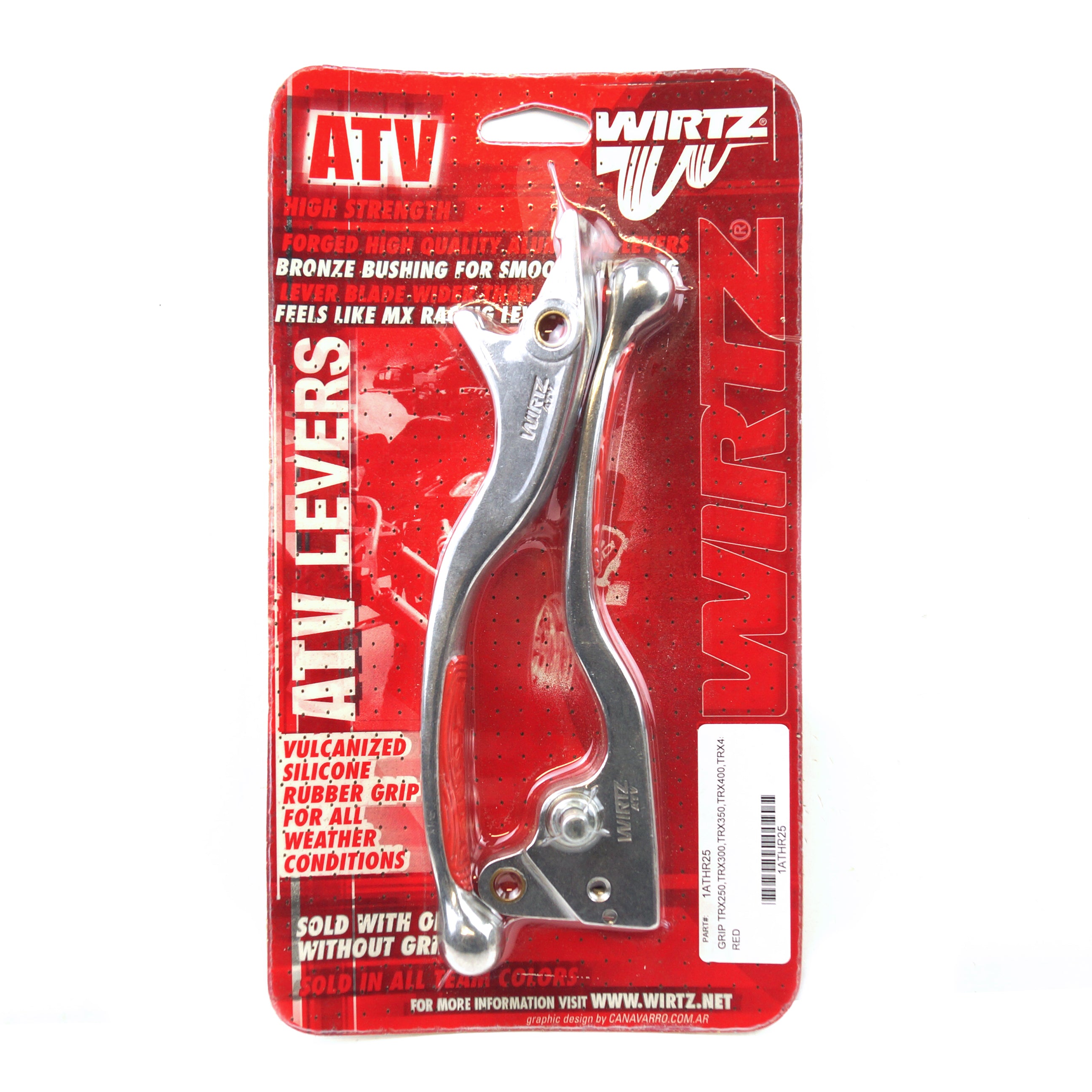 Wirtz Wirtz Lever Set Grip Red