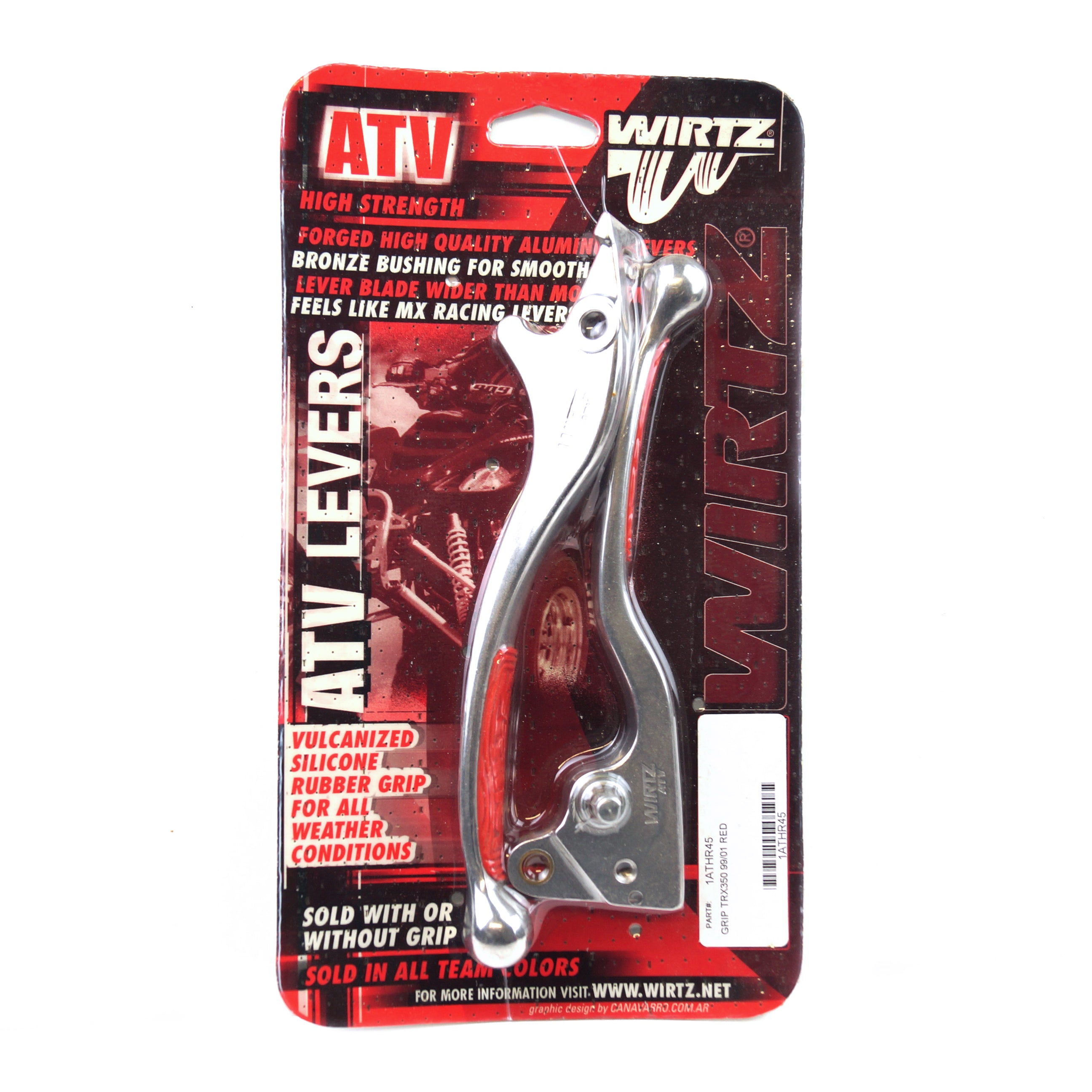 Wirtz Wirtz Lever Set Grip Red