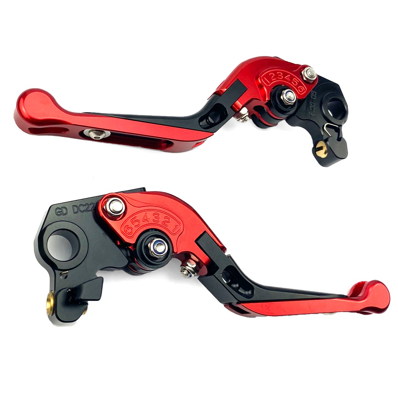 FIR Lever Set Adjustable Folding Hollow Cnc 2009-2011 Ducati Monster 695 696 796