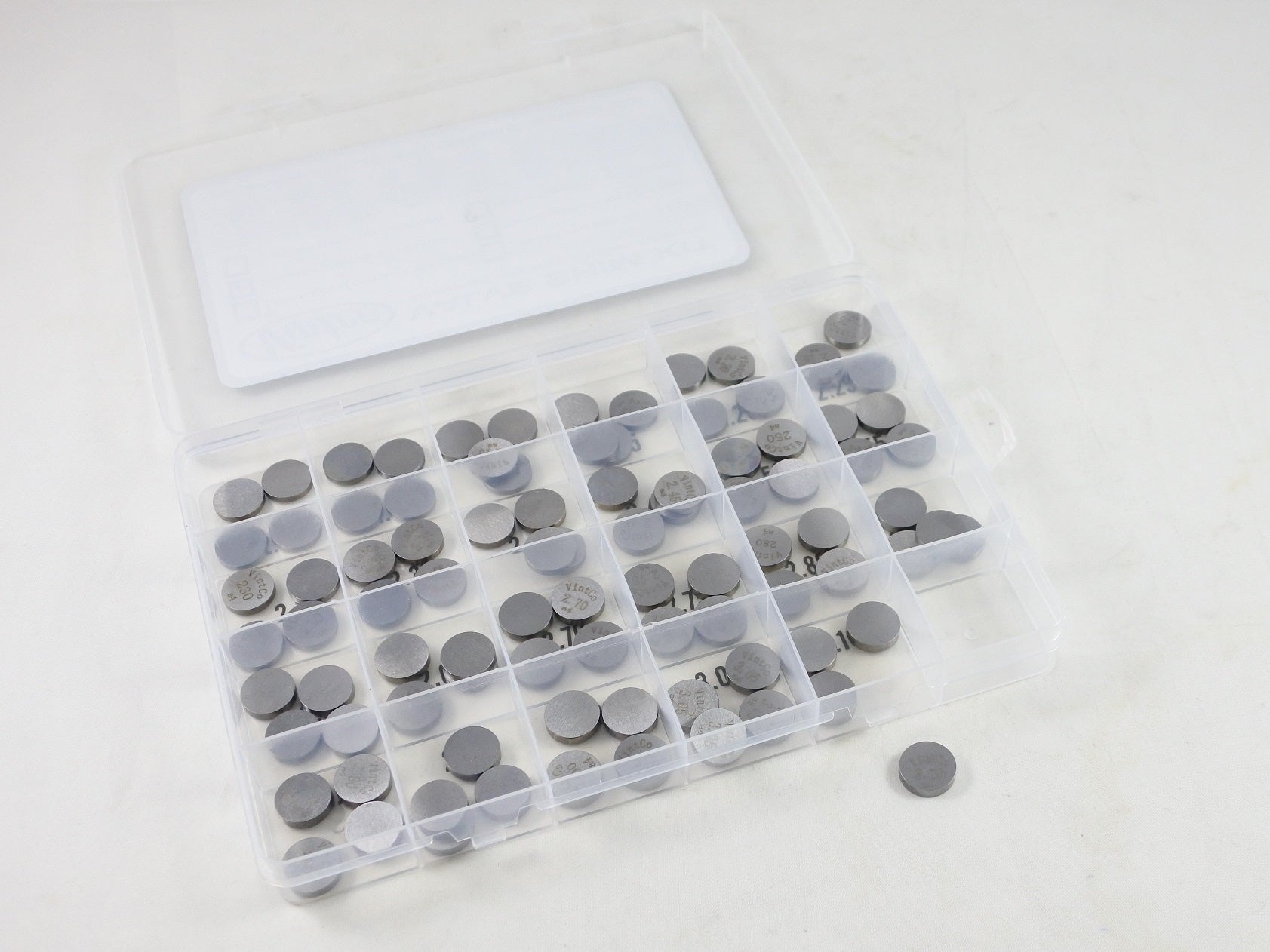 Vintco Valve Shim Kit 13mm 2.00mm-3.10mm 0.05mm Increments 4PCS Each 13SHIMKIT